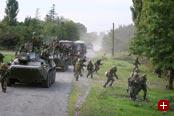 Russiche Truppen am Sonntag in Abchasien